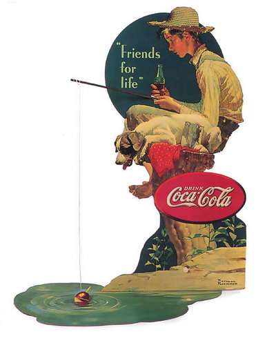 Рекламные плакаты Кока-колы