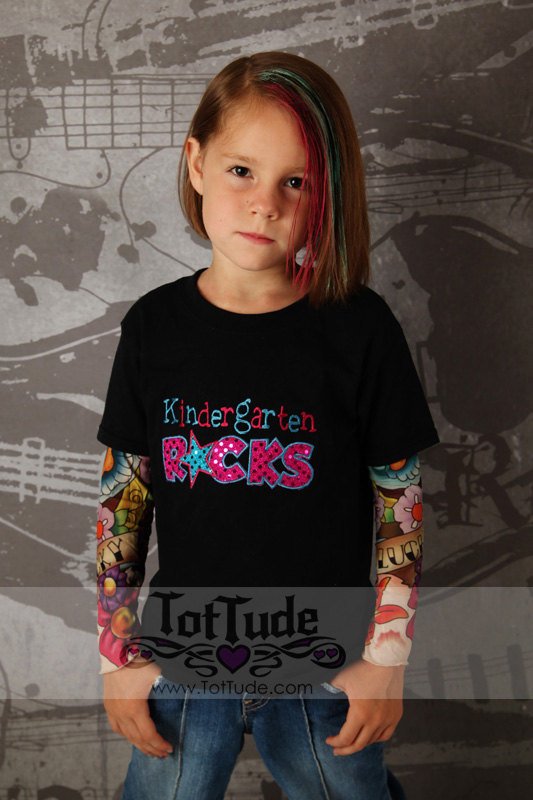Американский дизайнер предлагает детскую одежду с имитацией татуировок