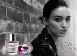 Руні Мара особа нового аромату DOWNTOWN Calvin Klein.