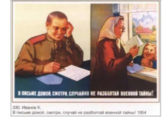 Радянські плакати.