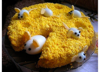 Салат Мімоза.