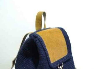Рюкзак гачком з шкіряними вставками. Майстер-клас від аксіньї гріг