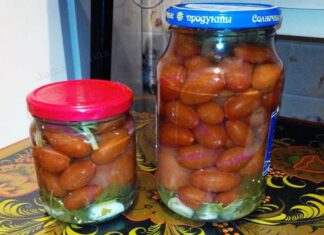 Мариновані томати черрі