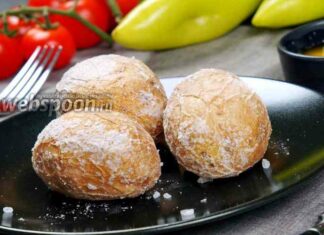 Картопля запечена в солі по-американськи. Відео