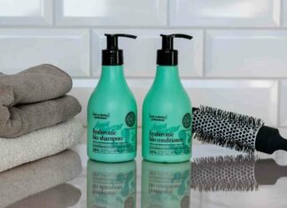 Шампунь і кондиціонер natura siberica aqua booster hyaluronic bio ultra зволоження для сухого і ламкого волосся