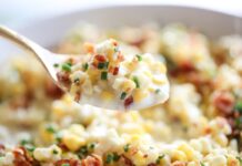 Чудовий вершковий кукурудзяний соус із сиром Бурсен