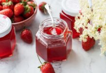 Strawberry Elderflower Jelly: A Crystalline Spring Treat